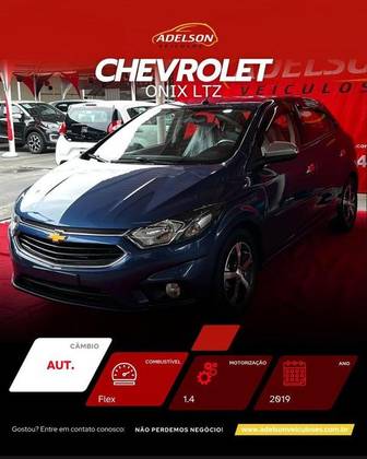 CHEVROLET ONIX 1.4 MPFI ACTIV 8V FLEX 4P AUTOMÁTICO CHEVROLET ONIX 1.4 MPFI ACTIV 8V FLEX 4P AUTOMÁTICO